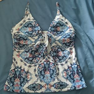 Paisley Tankini Swim Top